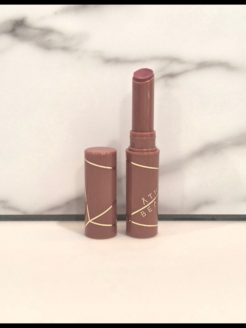 ATHR BEAUTY Dewy Quench Tinted Gloss Stick In Muse  (Mauve) Full Size - NEW